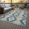 Piper Looms Chantille Moroccan ACN2210 Navy Machine Washable Area Rug Outdoor Lifestyle Image Feature