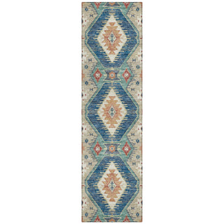 Piper Looms Chantille Moroccan ACN2210 Navy Machine Washable Area Rug Runner Main Image