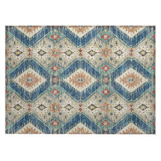 Piper Looms Chantille Moroccan ACN2210 Navy Machine Washable Area Rug Scatter Main Image