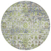 Piper Looms Chantille Modern ACN2211 Aloe Machine Washable Area Rug Round Main Image