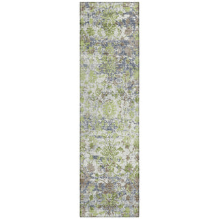 Piper Looms Chantille Modern ACN2211 Aloe Machine Washable Area Rug Runner Main Image