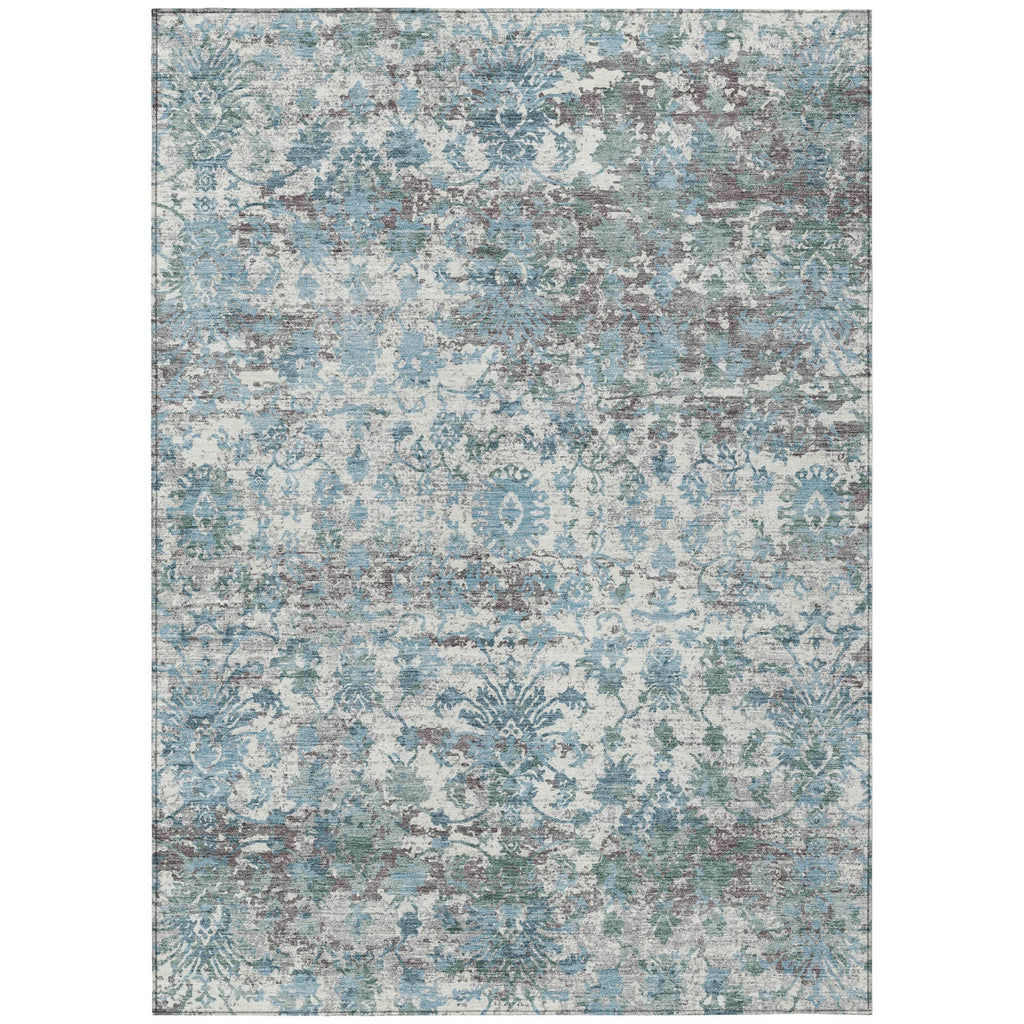 Piper Looms Chantille Modern ACN2211 Denim Machine Washable Area Rug main image