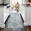 Piper Looms Chantille Modern ACN2211 Denim Machine Washable Area Rug Runner Lifestyle Image Feature