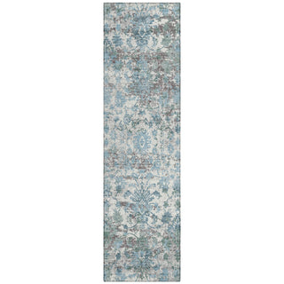 Piper Looms Chantille Modern ACN2211 Denim Machine Washable Area Rug Runner Main Image