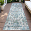 Piper Looms Chantille Modern ACN2211 Denim Machine Washable Area Rug Runner Outdoor Lifestyle Image Feature