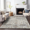 Piper Looms Chantille Modern ACN2211 Taupe Machine Washable Area Rug Lifestyle Image Feature