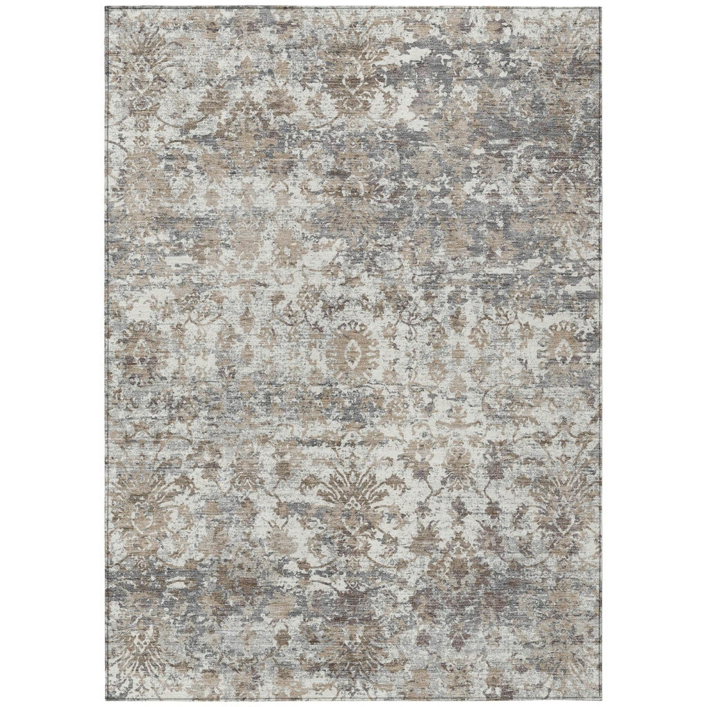 Piper Looms Chantille Modern ACN2211 Taupe Machine Washable Area Rug main image