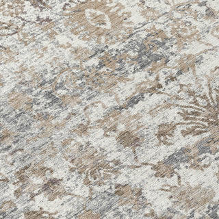 Piper Looms Chantille Modern ACN2211 Taupe Machine Washable Area Rug Swatch Image