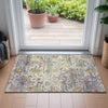 Piper Looms Chantille Modern ACN2211 Wheat Machine Washable Area Rug Scatter Lifestyle Image Feature