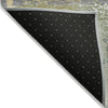 Piper Looms Chantille Abstract ACN2212 Aloe Machine Washable Area Rug Backing Image