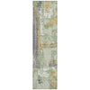 Piper Looms Chantille Abstract ACN2212 Aloe Machine Washable Area Rug Runner Main Image