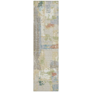 Piper Looms Chantille Abstract ACN2212 Beige Machine Washable Area Rug Runner Main Image