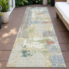 Piper Looms Chantille Abstract ACN2212 Beige Machine Washable Area Rug Runner Outdoor Lifestyle Image Feature