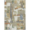 Piper Looms Chantille Abstract ACN2212 Ivory Machine Washable Area Rug main image