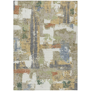 Piper Looms Chantille Abstract ACN2212 Ivory Machine Washable Area Rug main image
