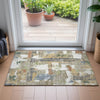 Piper Looms Chantille Abstract ACN2212 Ivory Machine Washable Area Rug Scatter Lifestyle Image Feature