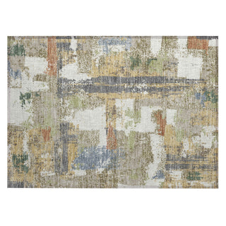 Piper Looms Chantille Abstract ACN2212 Ivory Machine Washable Area Rug Scatter Main Image