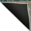 Piper Looms Chantille Abstract ACN2212 Seafoam Machine Washable Area Rug Backing Image