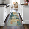Piper Looms Chantille Abstract ACN2212 Seafoam Machine Washable Area Rug Runner Lifestyle Image Feature