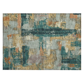 Piper Looms Chantille Abstract ACN2212 Seafoam Machine Washable Area Rug Scatter Main Image