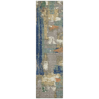 Piper Looms Chantille Abstract ACN2212 Taupe Machine Washable Area Rug Runner Main Image