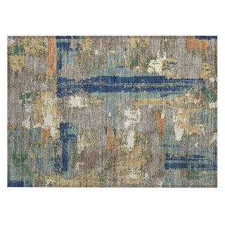Piper Looms Chantille Abstract ACN2212 Taupe Machine Washable Area Rug Scatter Main Image