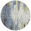 Piper Looms Chantille Geometric ACN2213 Denim Machine Washable Area Rug Round Main Image