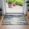 Piper Looms Chantille Geometric ACN2213 Denim Machine Washable Area Rug Scatter Lifestyle Image Feature