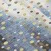 Piper Looms Chantille Geometric ACN2213 Denim Machine Washable Area Rug Swatch Image