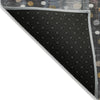 Piper Looms Chantille Geometric ACN2213 Gray Machine Washable Area Rug Backing Image
