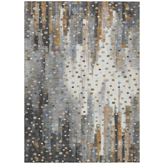 Piper Looms Chantille Geometric ACN2213 Gray Machine Washable Area Rug main image
