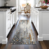 Piper Looms Chantille Geometric ACN2213 Gray Machine Washable Area Rug Runner Lifestyle Image Feature