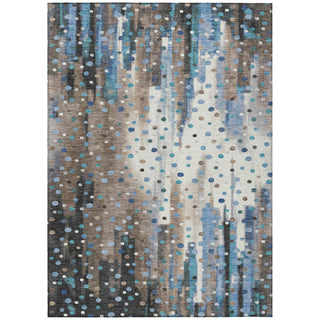 Piper Looms Chantille Geometric ACN2213 Taupe Machine Washable Area Rug main image