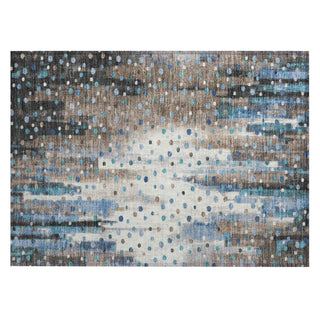 Piper Looms Chantille Geometric ACN2213 Taupe Machine Washable Area Rug Scatter Main Image