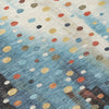 Piper Looms Chantille Geometric ACN2213 Teal Machine Washable Area Rug Swatch Image