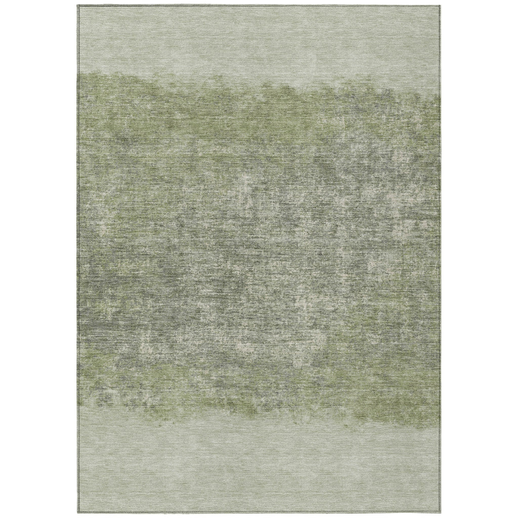 Piper Looms Chantille Stripes ACN2214 Aloe Machine Washable Area Rug main image