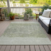 Piper Looms Chantille Stripes ACN2214 Aloe Machine Washable Area Rug Outdoor Lifestyle Image Feature