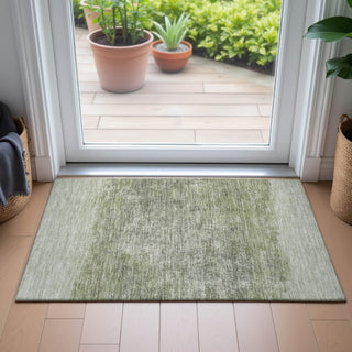Piper Looms Chantille Stripes ACN2214 Aloe Machine Washable Area Rug Scatter Lifestyle Image Feature