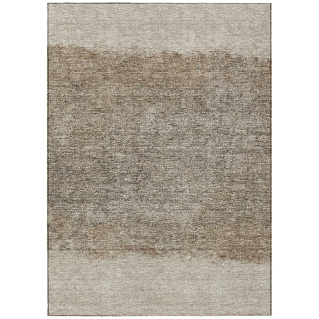 Piper Looms Chantille Stripes ACN2214 Beige Machine Washable Area Rug main image