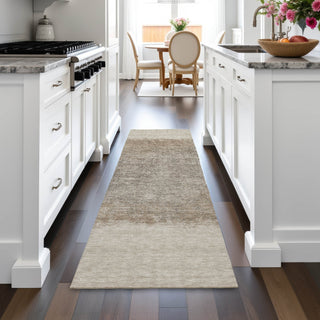 Piper Looms Chantille Stripes ACN2214 Beige Machine Washable Area Rug Runner Lifestyle Image Feature