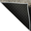 Piper Looms Chantille Stripes ACN2214 Black Machine Washable Area Rug Backing Image