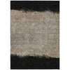 Piper Looms Chantille Stripes ACN2214 Black Machine Washable Area Rug main image