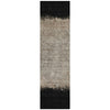 Piper Looms Chantille Stripes ACN2214 Black Machine Washable Area Rug Runner Main Image