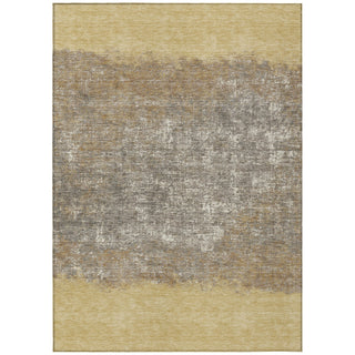 Piper Looms Chantille Stripes ACN2214 Gold Machine Washable Area Rug main image
