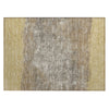 Piper Looms Chantille Stripes ACN2214 Gold Machine Washable Area Rug Scatter Main Image