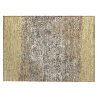 Piper Looms Chantille Stripes ACN2214 Gold Machine Washable Area Rug Scatter Main Image