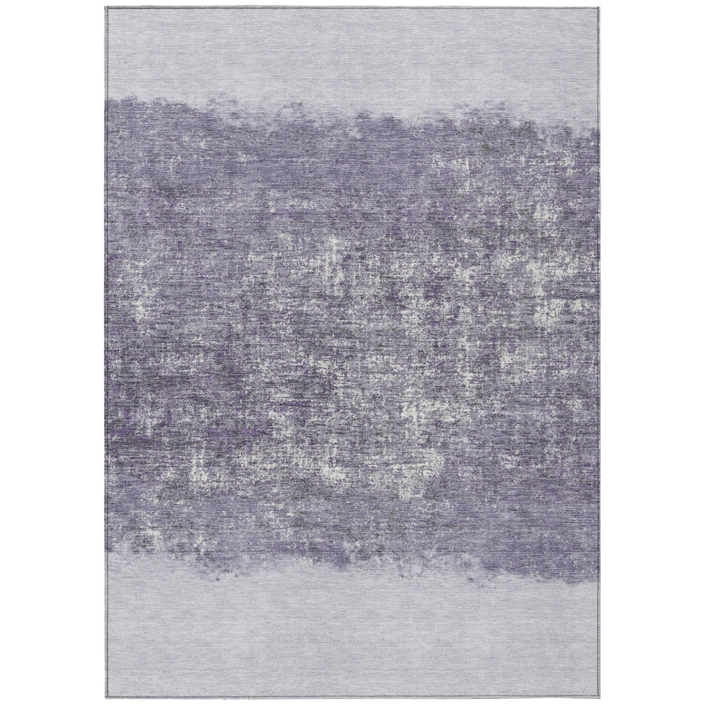 Piper Looms Chantille Stripes ACN2214 Lavender Machine Washable Area Rug main image