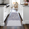 Piper Looms Chantille Stripes ACN2214 Lavender Machine Washable Area Rug Runner Lifestyle Image Feature