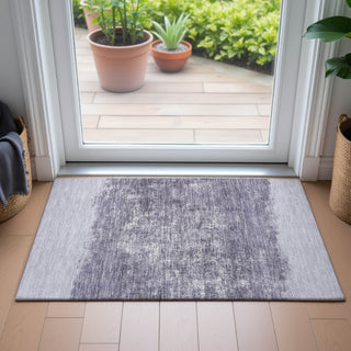 Piper Looms Chantille Stripes ACN2214 Lavender Machine Washable Area Rug Scatter Lifestyle Image Feature