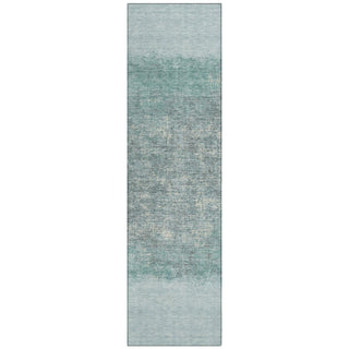 Piper Looms Chantille Stripes ACN2214 Teal Machine Washable Area Rug Runner Main Image